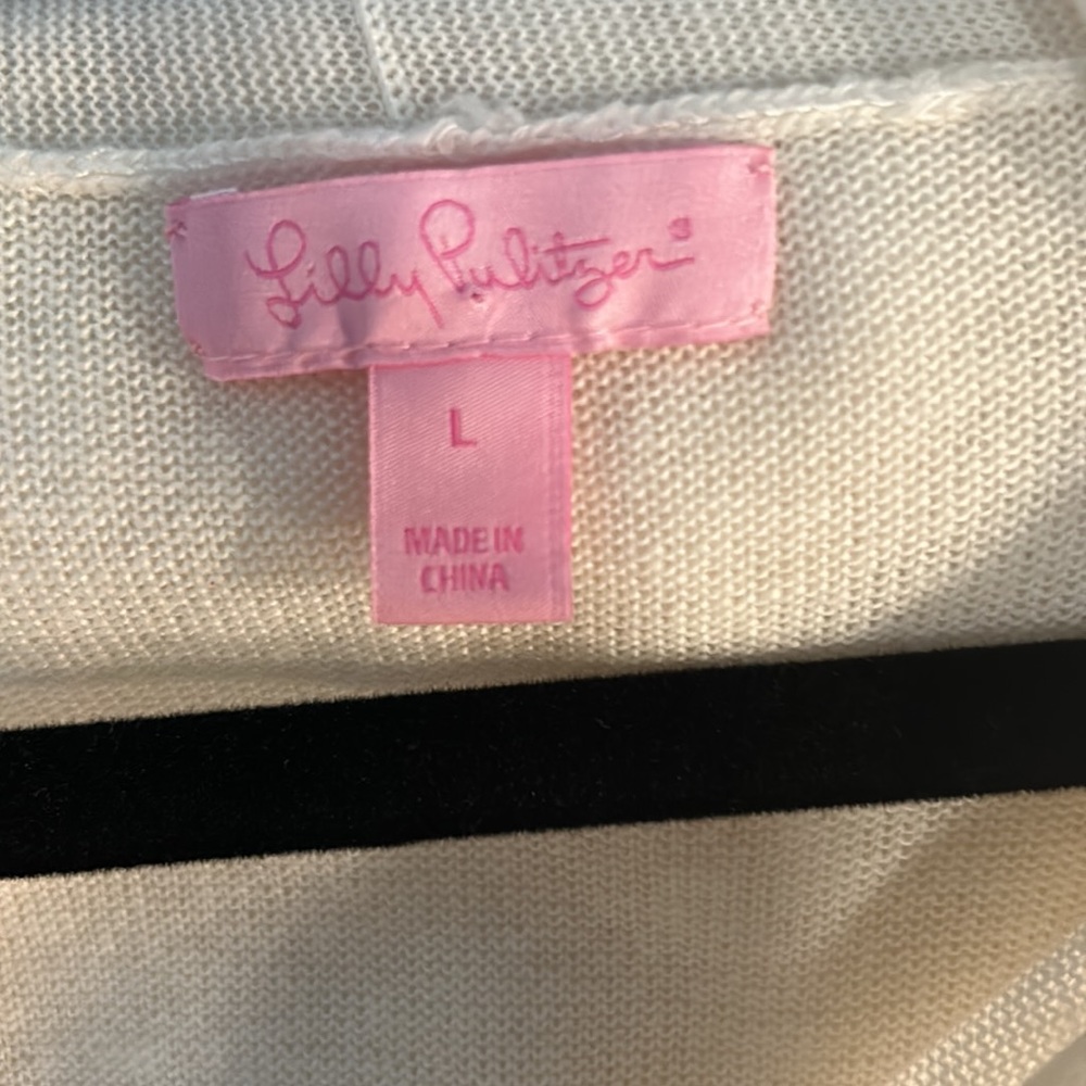 Lilly Pulitzer cream sweater - Picture 2 of 4